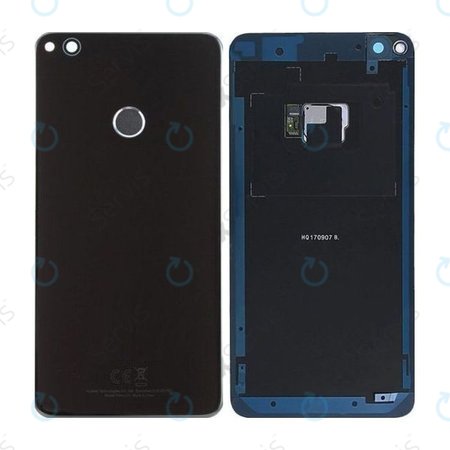 Huawei P9 Lite (2017), Huawei Honor 8 Lite - Batériový Kryt + Senzor Odtlačku Prsta (Black)