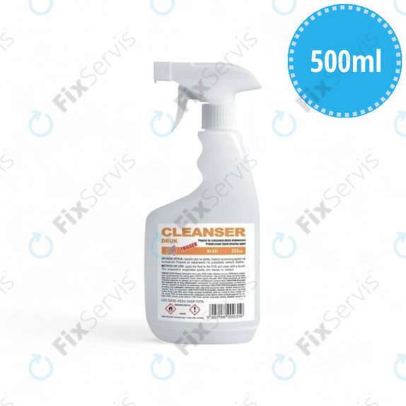 Čistič PCB s rozprašovačom, 500 ml