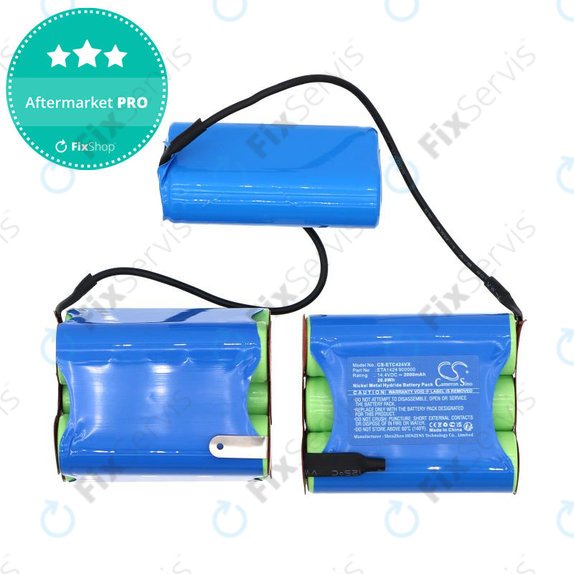 Batéria pre ETA 1424 Carsha, 2000mAh, Ni-MH, 14.4V, ETA1424 900000, HQ