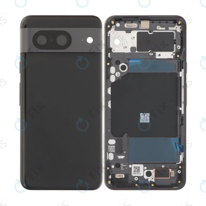 Google Pixel 8 - Batériový Kryt Komplet (Obsidian)