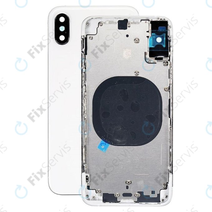 Apple iPhone XS - Zadný Housing (Silver)