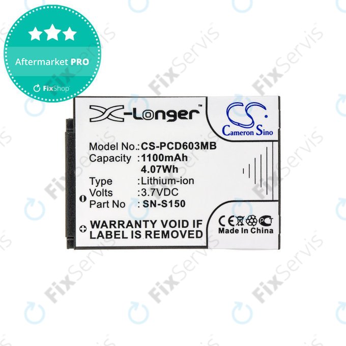 Batéria pre Philips SCD 603, 1100mAh, Li-Ion, 3.7V, SN-S150, HQ