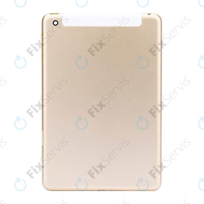 Apple iPad Mini 3 - Zadný Housing 4G Verzia (Gold)
