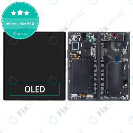 Samsung Galaxy Z Fold 7 F966B - LCD Displej + Dotykové Sklo + Rám (Jetblack) OLED