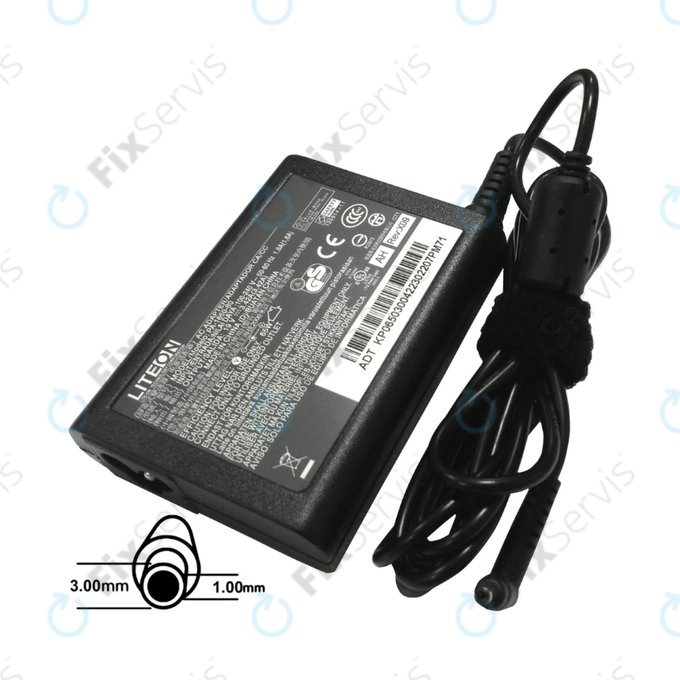 Nabíjací adaptér pre Acer, 77011089, 65W, 19V, Genuine Service Pack