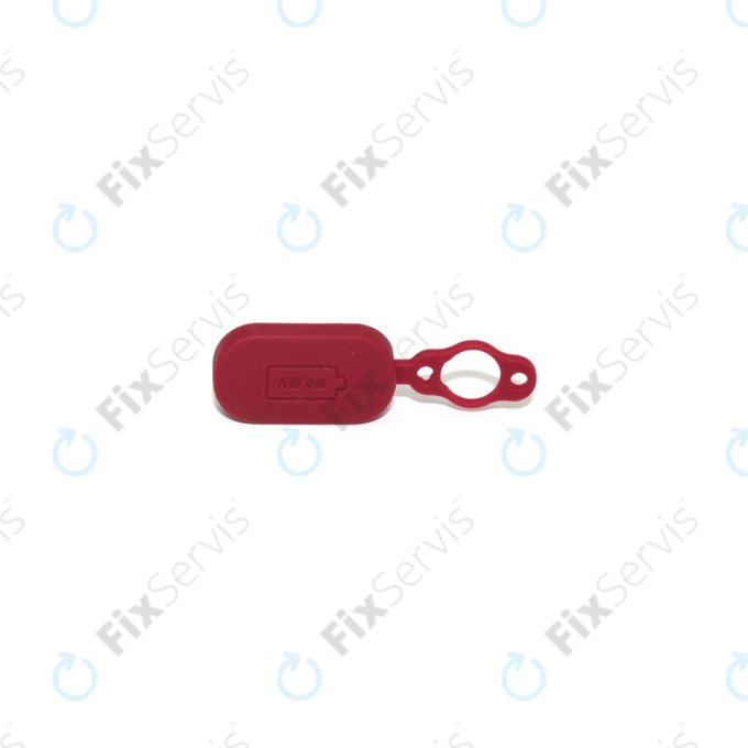 Xiaomi Mi Electric Scooter 1S, 2 M365, Essential, Pro, Pro 2 - Gumená Krytka Nabíjacieho Konektora (Red)