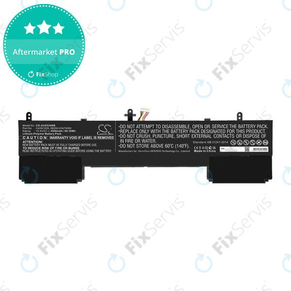 Batéria pre Asus ZenBook 15 UX534FTC, Flip 15 UX563, 4500mAh, Li-Pol, 15.4V, C42N1839, HQ