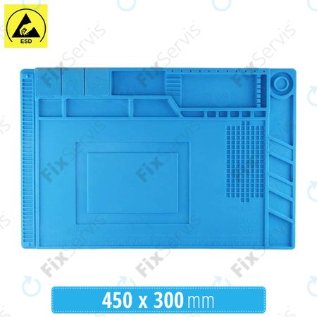 ESD Antistatická Teplovzdorná Silikónová Podložka - 45 x 30cm