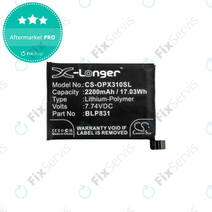 Oppo Find X3 Pro - Batéria BLP831 2200mAh HQ