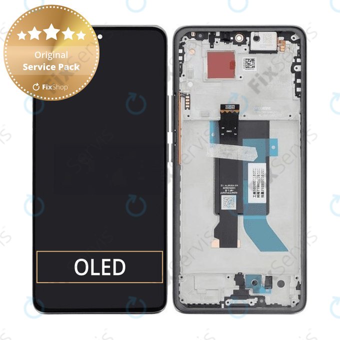 Xiaomi Poco X7 24095PCADG - LCD Displej + Dotykové Sklo + Rám (Green) - 5600020O16P00 Genuine Service Pack