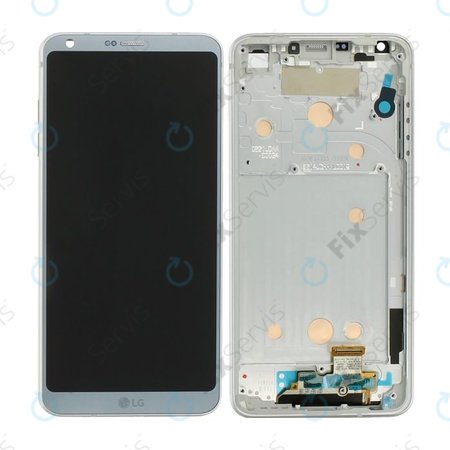 LG G6 H870 - LCD Displej + Dotykové Sklo + Rám (Šedá) - ACQ89384001 Genuine Service Pack