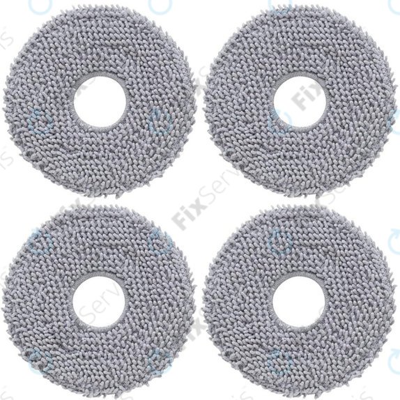 Mopovacia utierka, 4 ks pre Xiaomi Roborock Qrevo Curv, Qrevo Edge