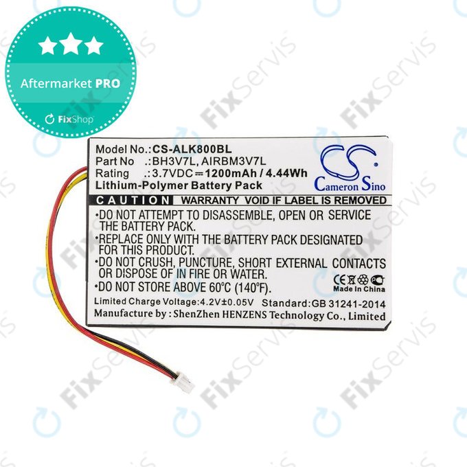 Batéria pre Autec Air A4, A6, A8, 1200mAh, Li-Pol, 3.7V, BH3V7L, AIRBM3V7L, HQ