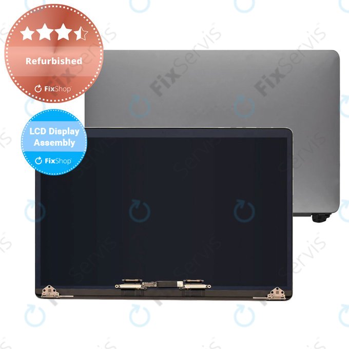 Apple MacBook Pro 15" A1990 (2018 - 2019) - LCD Displej + Predné Sklo + Kryt (Space Gray) Refurbished
