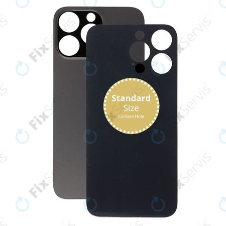 Apple iPhone 14 Pro Max - Sklo Zadného Housingu (Space Black)
