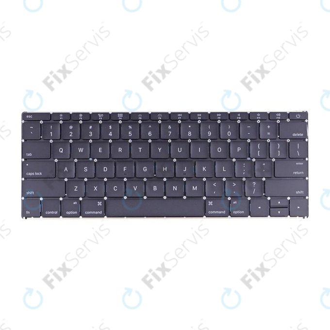 Apple MacBook 12" A1534 (Early 2015) - Klávesnica US