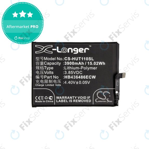 Huawei Mate 10 Lite, Mate 10 Pro, Mate 20, Nova 2i, P20 Pro, Honor View 20 - Batéria HB436486ECW 3900mAh HQ