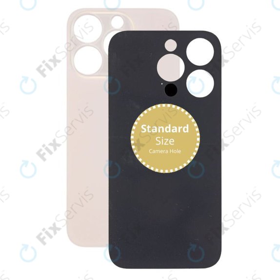 Apple iPhone 14 Pro - Sklo Zadného Housingu (Gold)