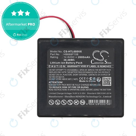 Batéria pre Hobot Legee 668, Legee 669, 2600mAh, Li-Ion, 14.8V, HB668P108, HQ