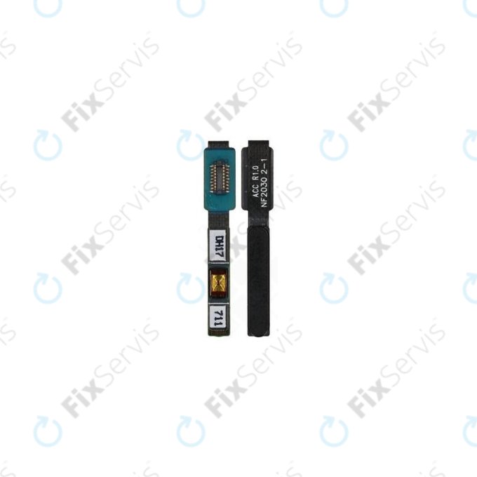 Sony Xperia 10 II, Xperia 1 II, Xperia 5 II - Senzor Odtlačku Prsta + Flex Kábel (Black) - A5019511A Genuine Service Pack