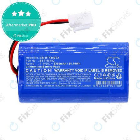 Batéria pre Bestway Aquatronix, Kokido Vektro Z200, 3350mAh, Li-Ion, 7.4V, BST-58482, HQ