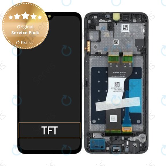 Samsung Galaxy A05s A057G - LCD Displej + Dotykové Sklo + Rám (Black) - GH81-24364A, GH81-24365A Genuine Service Pack