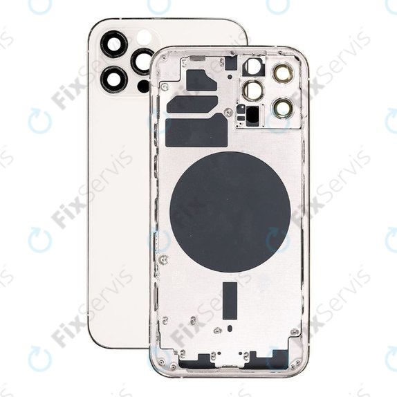 Apple iPhone 12 Pro - Zadný Housing (Silver)