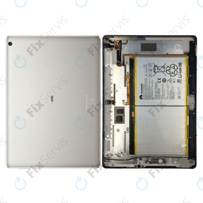 Huawei MediaPad M3 Lite 10 - Batériový Kryt + Batéria (Šedá) - 02351KMC