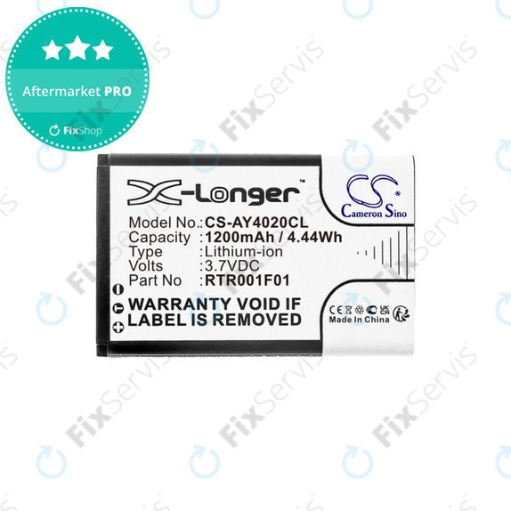 Batéria pre Alcatel 8232, 1200mAh, Li-Ion, 3.7V, RTR001F01, HQ