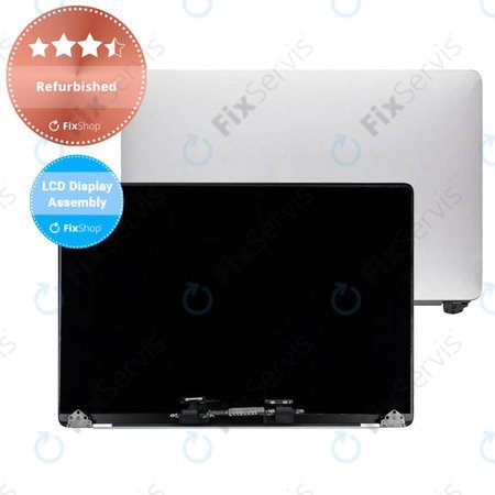 Apple MacBook Pro 15" A1707 (Late 2016 - Mid 2017) - LCD Displej + Predné Sklo + Kryt (Silver) Refurbished