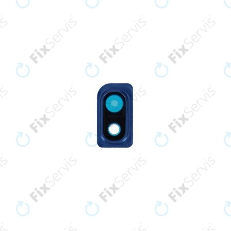 Samsung Galaxy A10 A105F - Rám Sklíčka Zadnej Kamery (Blue) - GH98-44415B Genuine Service Pack