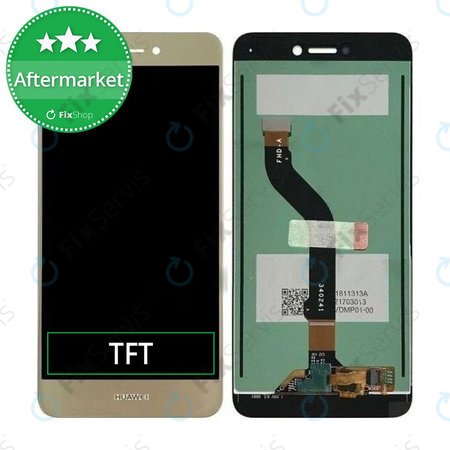 Huawei P9 Lite (2017), Honor 8 Lite - LCD Displej + Dotykové Sklo (Gold) TFT