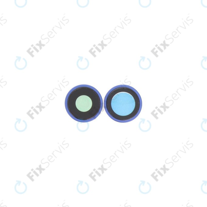 Apple iPhone 16, 16 Plus - Sklíčko Zadnej Kamery s Rámom (Ultramarine) - 2ks