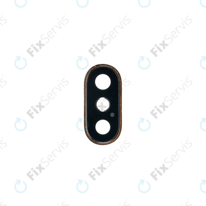 Apple iPhone XS Max - Sklíčko Kamery s Rámom (Gold)