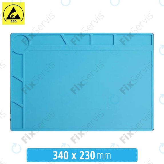 ESD Antistatická Teplovzdorná Silikónová Podložka - 34 x 23cm