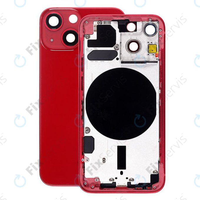 Apple iPhone 13 Mini - Zadný Housing (Red)