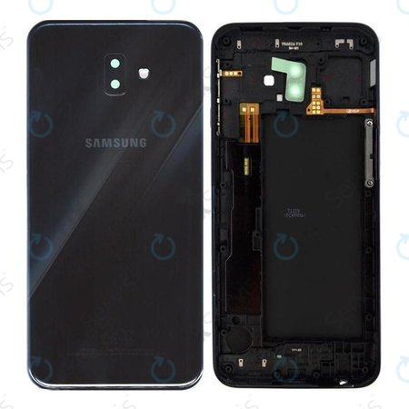 Samsung Galaxy J6 Plus J610F (2018) - Batériový Kryt (Black) - GH82-17872A Genuine Service Pack