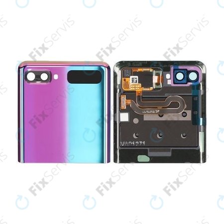 Samsung Galaxy Z Flip F700N - Batériový Kryt (Vrchný) (Mirror Purple) - GH96-13380B Genuine Service Pack