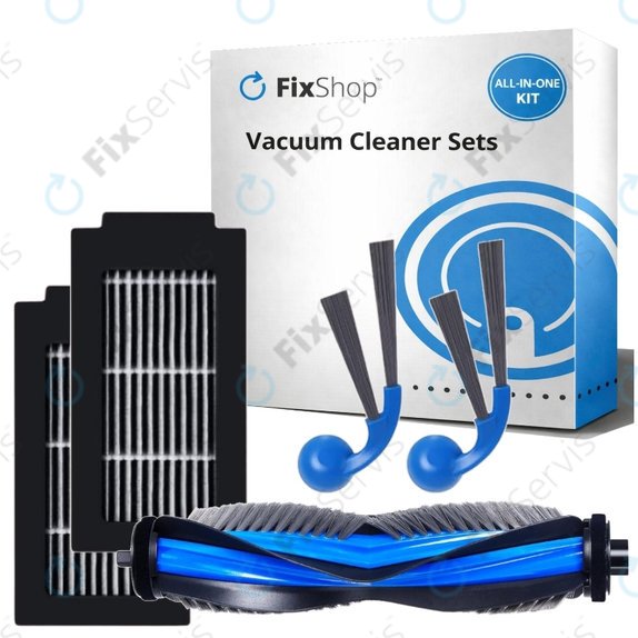 Sada náhradných dielov pre Ecovacs Deebot T30C Omni (1x Hlavná kefa, 2x Filter, 2x Bočná kefa)