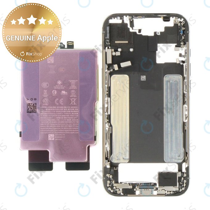 Stredný Rám s Batériou pre iPhone 17 Air | Light Blue | ZD076-00719 | Genuine Apple