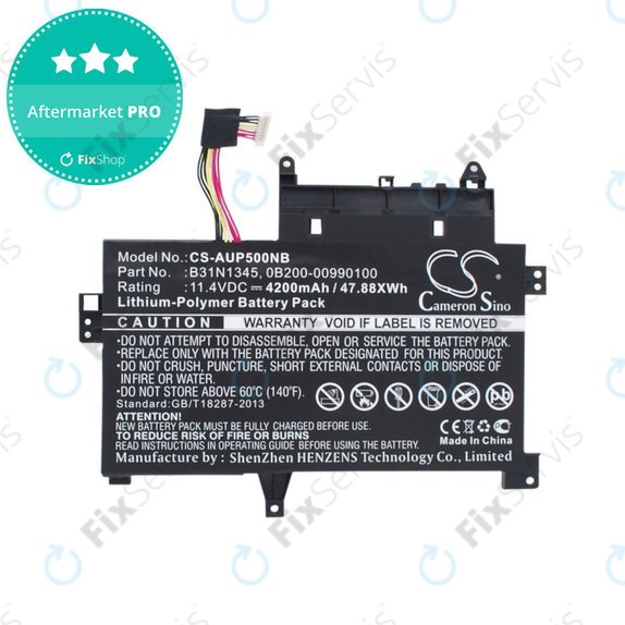 Batéria pre Asus Transformer, 4200mAh, Li-Pol, 11.4V, B31N1345, HQ