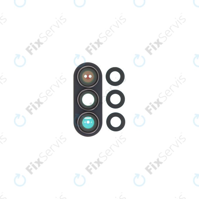 Samsung Galaxy Z Fold 7 F966B - Sklíčko Zadnej Kamery + Rám (Jetblack)