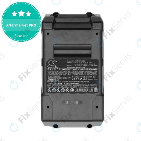 Batéria pre Makita Cf001g, Ga005g, 4000mAh, Li-Ion, 40V, BL4020, HQ