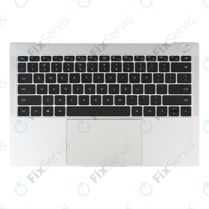 Huawei Matebook X Pro Mach-W19 - Topcase + Klávesnica US + Touchpad + Senzor Odtlačku Prsta (Space Gray)