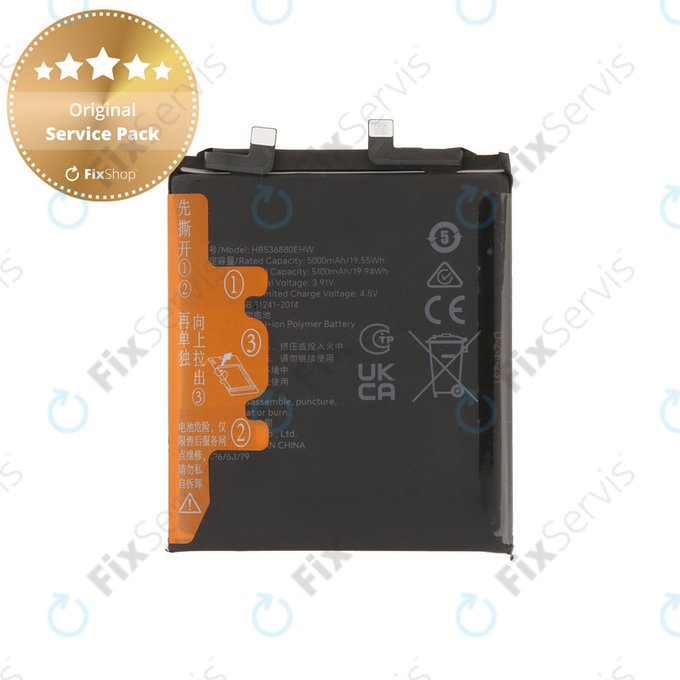 Batéria pre Honor Magic5 Pro PGT-N19, 5100mAh, HB536880EHW, Genuine Service Pack