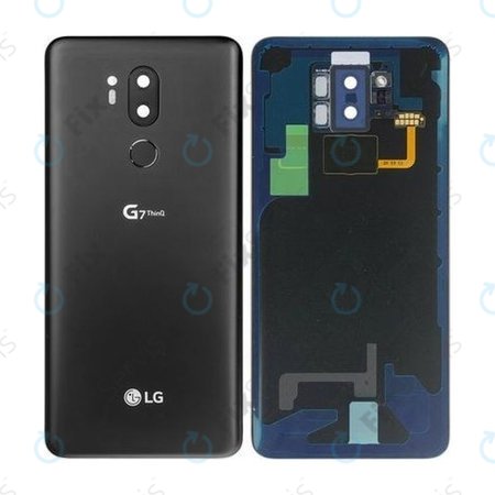 LG G710EM G7 ThinQ - Batériový Kryt + Senzor odtlačku prsta (Čierna) - ACQ90241011