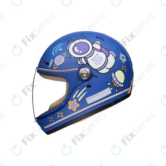 Detská prilba na kolobežku a bicykel (46 - 52 cm) (Astronaut)